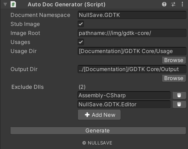 "Auto Doc Generator"