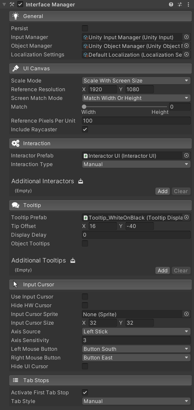 "Interface Manager"