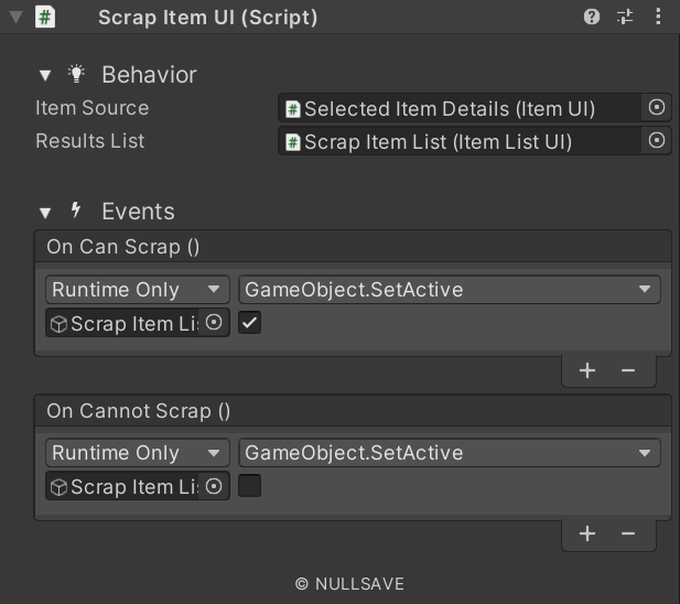 "Scrap Item UI"