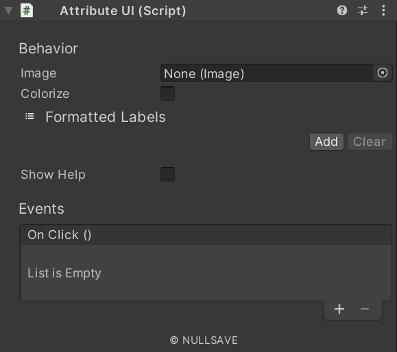 "Attribute UI"