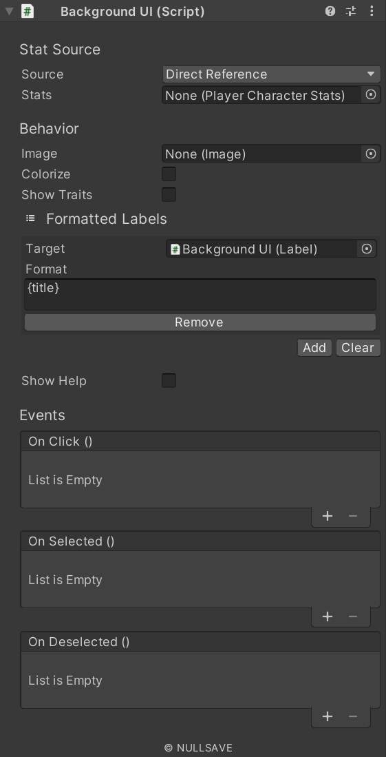 "Background UI"