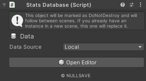 "Stats Database"