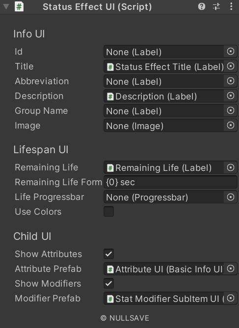 "Status Effect UI"