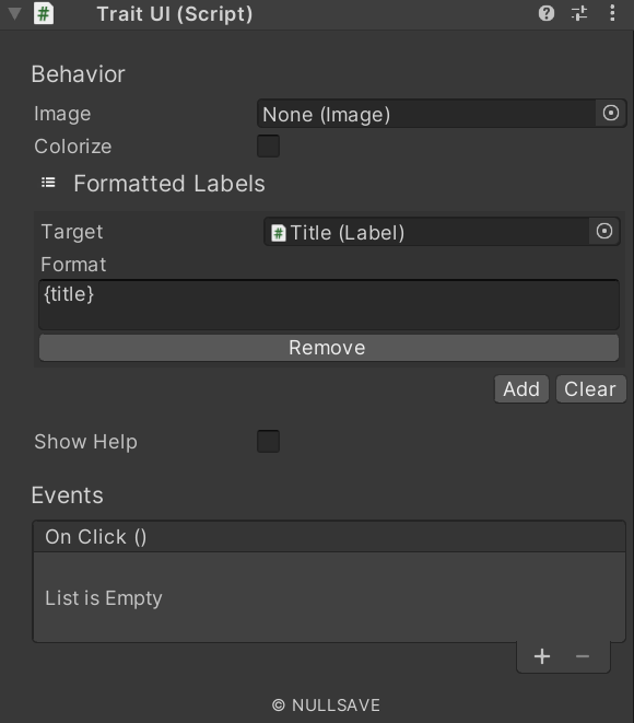 "Trait UI"