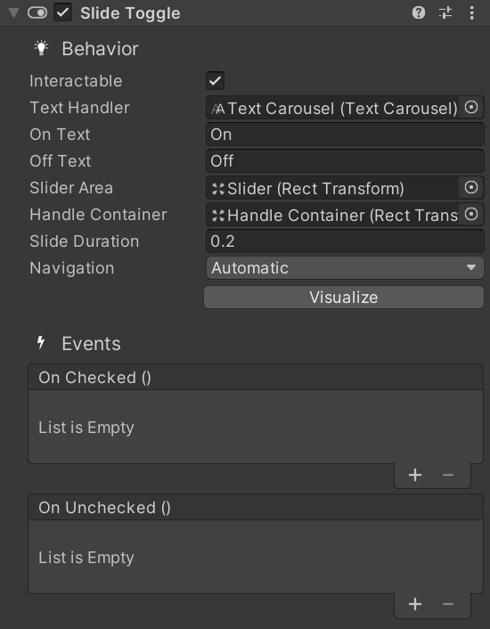 "Slide Toggle"