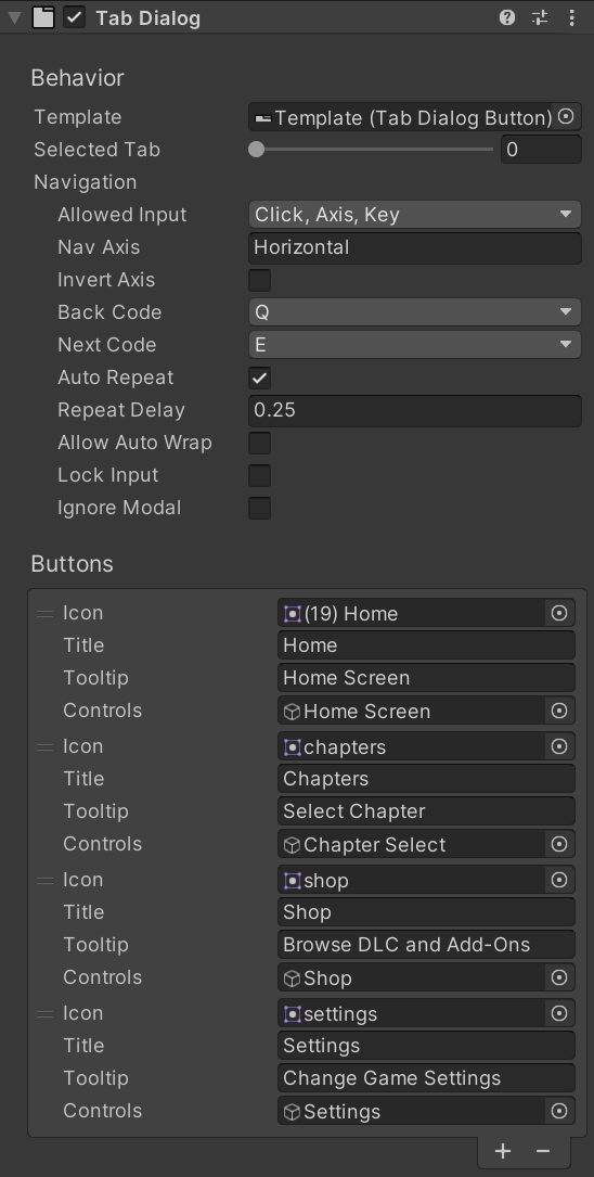 "Tab Dialog"